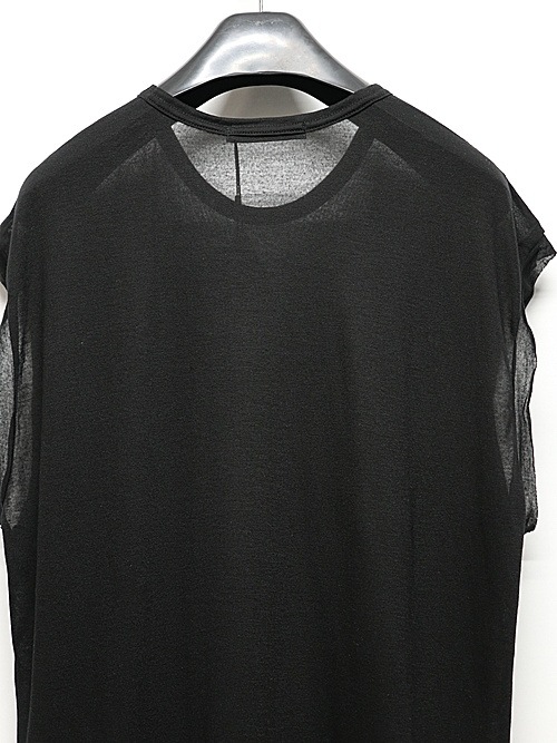 SALE30%OFF/nude:masahiko maruyama ̡:ޥҥޥ/40/-Tencel Jersey OVERSIZED SLEEVELESS T SHIRT - PRINT/Black
