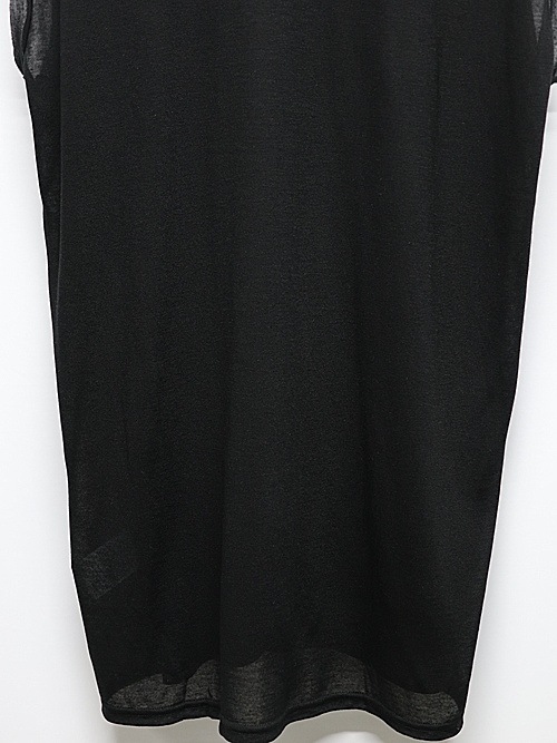 SALE30%OFF/nude:masahiko maruyama ̡:ޥҥޥ/40/-Tencel Jersey OVERSIZED SLEEVELESS T SHIRT - PRINT/Black
