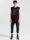 SALE30%OFF/nude:masahiko maruyama ̡:ޥҥޥ/40/-Tencel Jersey OVERSIZED SLEEVELESS T SHIRT - PRINT/Black