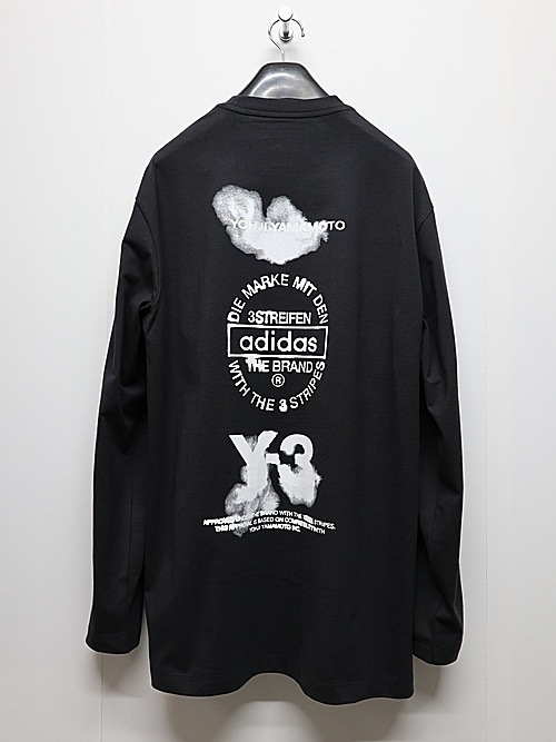 SALE40%OFF/Y-3���磻���꡼/GFX LS TEE/BLACK.