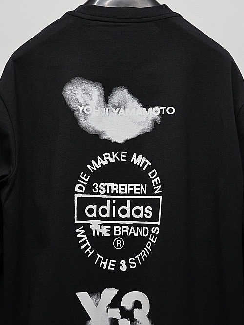 SALE40%OFF/Y-3���磻���꡼/GFX LS TEE/BLACK.