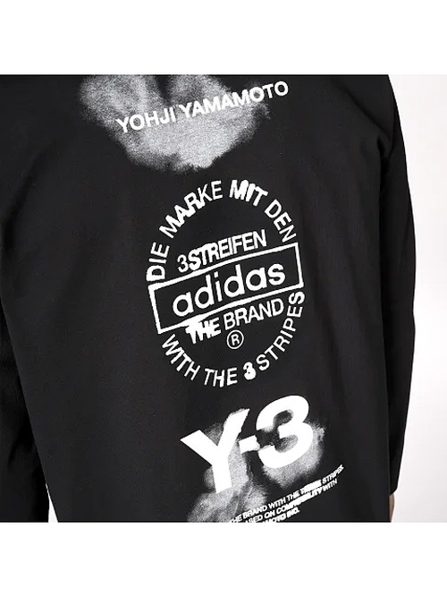 SALE40%OFF/Y-3���磻���꡼/GFX LS TEE/BLACK.