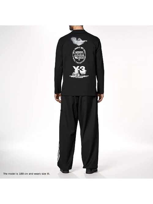 SALE40%OFF/Y-3���磻���꡼/GFX LS TEE/BLACK.