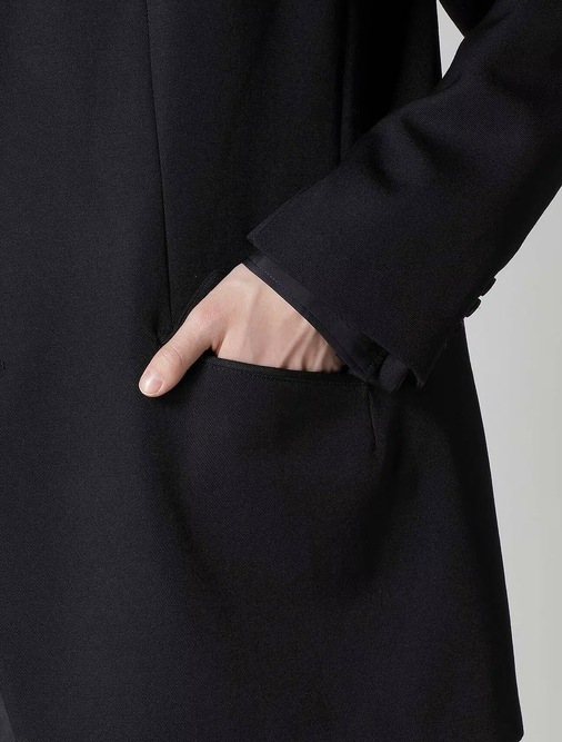 Yohji Yamamoto���襦����ޥ��/�����ߡ������ 3�եԡ���JKT/BLACK