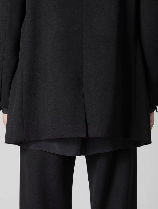 Yohji Yamamoto���襦����ޥ��/�����ߡ������ 3�եԡ���JKT/BLACK