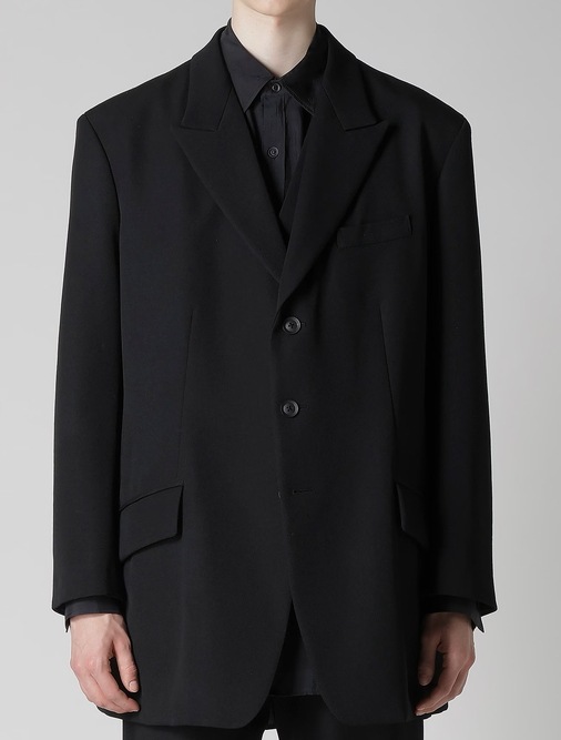 Yohji Yamamoto���襦����ޥ��/�����ߡ������ 3�եԡ���JKT/BLACK
