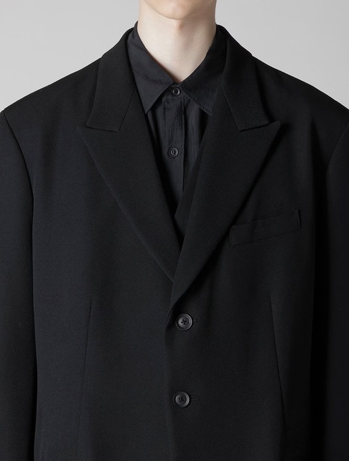 Yohji Yamamoto���襦����ޥ��/�����ߡ������ 3�եԡ���JKT/BLACK
