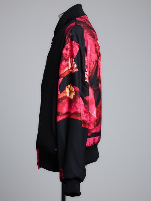 THE ONENESS�������ͥ�/RePE Satin Bomber Jacket/BlackBlack