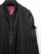 THE ONENESS�������ͥ�/RePE Satin Bomber Jacket/BlackBlack