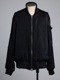 THE ONENESS�������ͥ�/RePE Satin Bomber Jacket/BlackBlack