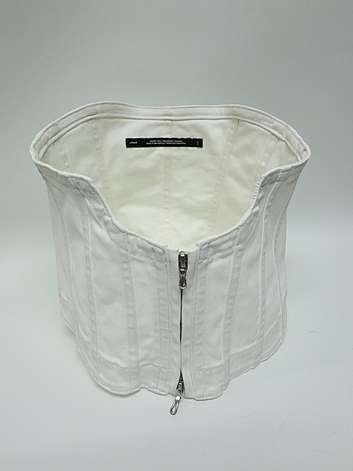 JULIUS����ꥦ��/10oz COATED STRETCH DENIM ACCESSORY3/OFF WHITE