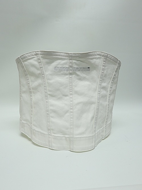 JULIUS����ꥦ��/10oz COATED STRETCH DENIM ACCESSORY3/OFF WHITE