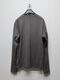 ATTACHMENT�������å�����/80/2 PIMA CO JERSEY SLIM FIT LAYERED L/S TEE/D.GRAY