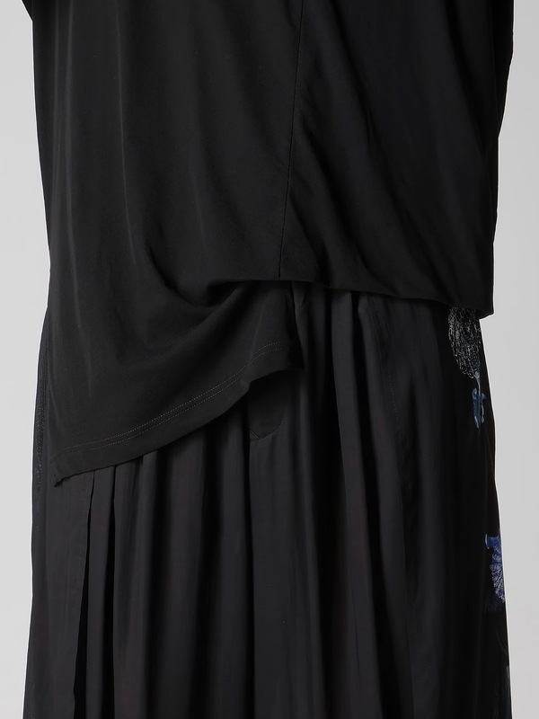 SALE30%OFF/Yohji Yamamoto���襦����ޥ��/100/2��ǲ�����Ƥ�ŷ�����������Ĺµ/BLACK