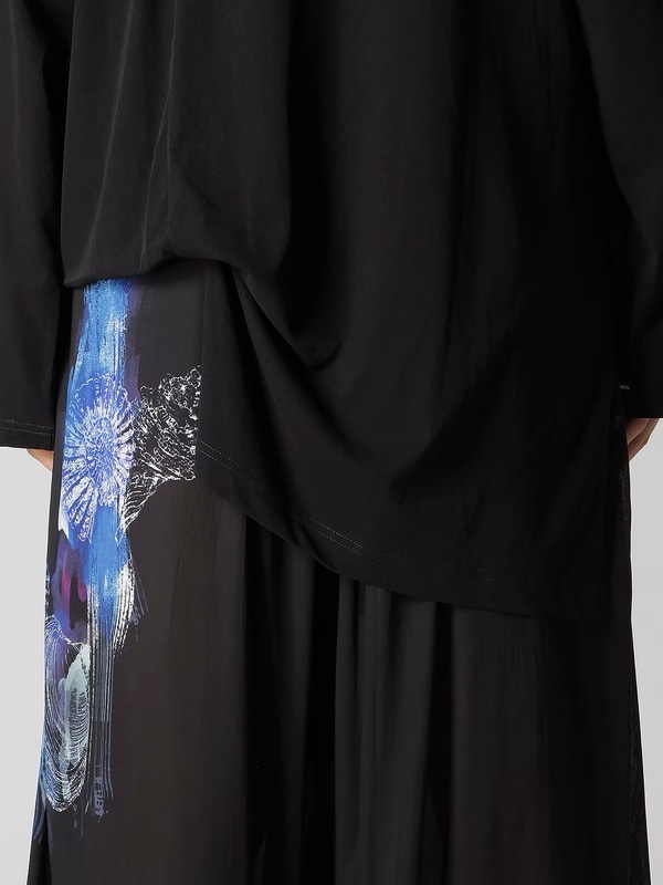 SALE30%OFF/Yohji Yamamoto���襦����ޥ��/100/2��ǲ�����Ƥ�ŷ�����������Ĺµ/BLACK