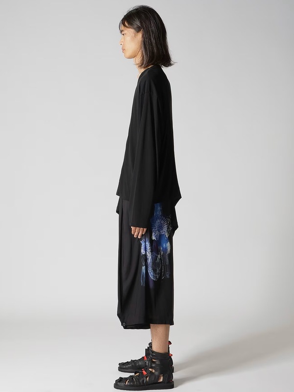 SALE30%OFF/Yohji Yamamoto���襦����ޥ��/100/2��ǲ�����Ƥ�ŷ�����������Ĺµ/BLACK