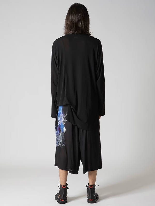 SALE30%OFF/Yohji Yamamoto���襦����ޥ��/100/2��ǲ�����Ƥ�ŷ�����������Ĺµ/BLACK
