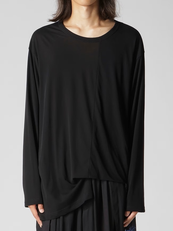 SALE30%OFF/Yohji Yamamoto���襦����ޥ��/100/2��ǲ�����Ƥ�ŷ�����������Ĺµ/BLACK