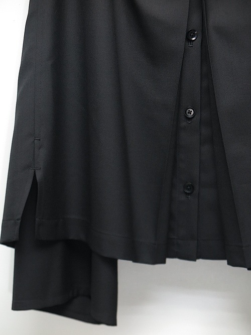 Ground Y�����饦��ɥ磻/W/GABARDINE WRAP PANTS/BLACK