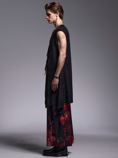 (ͽ���ʡ�5��6������ͽ��/kiryuyrik������奦����奦/HAKU-BEATENJIKU Flare Long Tank Top/Black