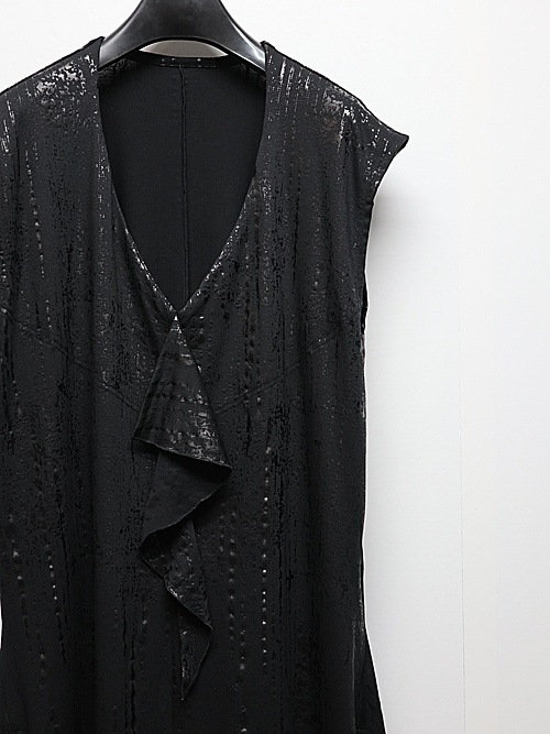 (ͽ���ʡ�5��6������ͽ��/kiryuyrik������奦����奦/HAKU-BEATENJIKU Flare Long Tank Top/Black