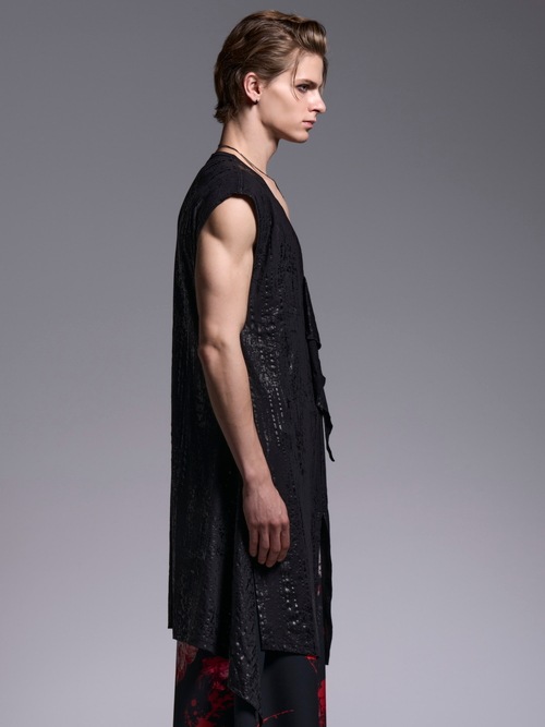 (ͽ���ʡ�5��6������ͽ��/kiryuyrik������奦����奦/HAKU-BEATENJIKU Flare Long Tank Top/Black