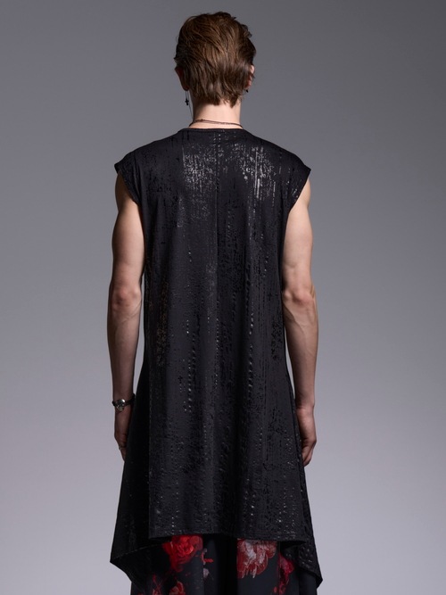 (ͽ���ʡ�5��6������ͽ��/kiryuyrik������奦����奦/HAKU-BEATENJIKU Flare Long Tank Top/Black