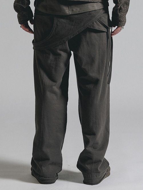 (ͽ���ʡ�8��9������ͽ��/The Viridi-anne���� ������ǥ�����/SWEAT WIDE PANTS/GRAY
