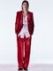(ͽ���ʡ�10������11������ͽ��/kiryuyrik������奦����奦/TOGE Velvet Wide Slacks/Red