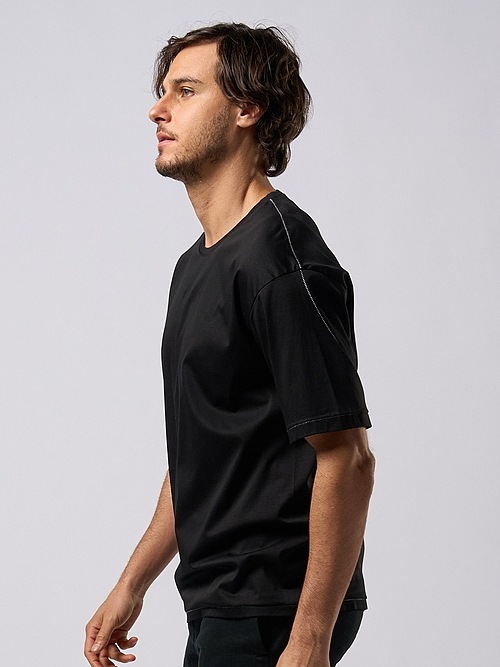 �㴰���wjk�����֥른��������/silk touch ladder-st S/S/black��white