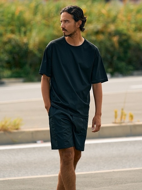 �㴰���wjk�����֥른��������/silk touch ladder-st S/S/black��white