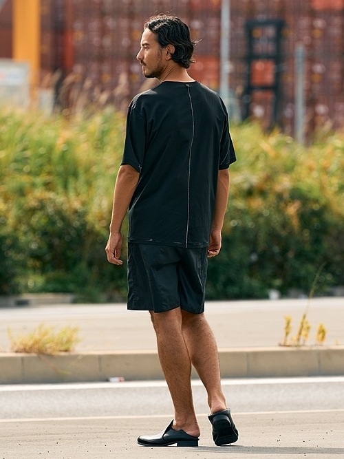 �㴰���wjk�����֥른��������/silk touch ladder-st S/S/black��white