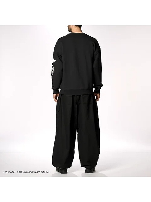 SALE30%OFF/Y-3���磻���꡼/GFX CREW SWEAT/BLACK.