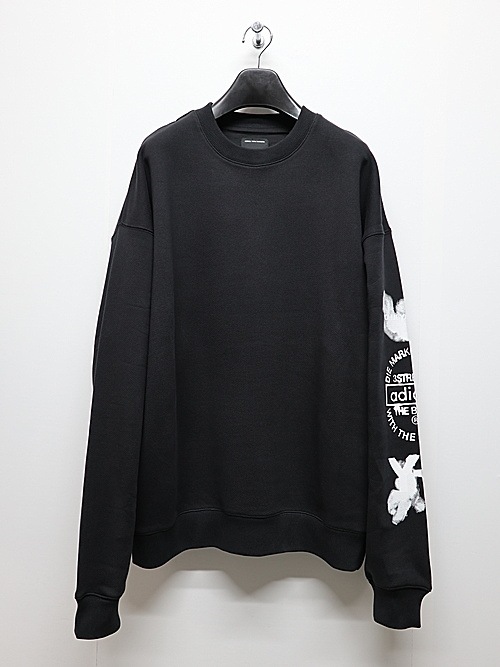 SALE30%OFF/Y-3���磻���꡼/GFX CREW SWEAT/BLACK.