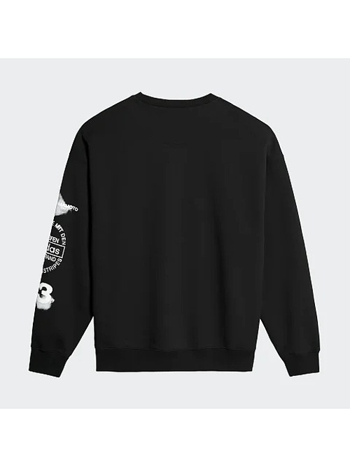 SALE30%OFF/Y-3���磻���꡼/GFX CREW SWEAT/BLACK.