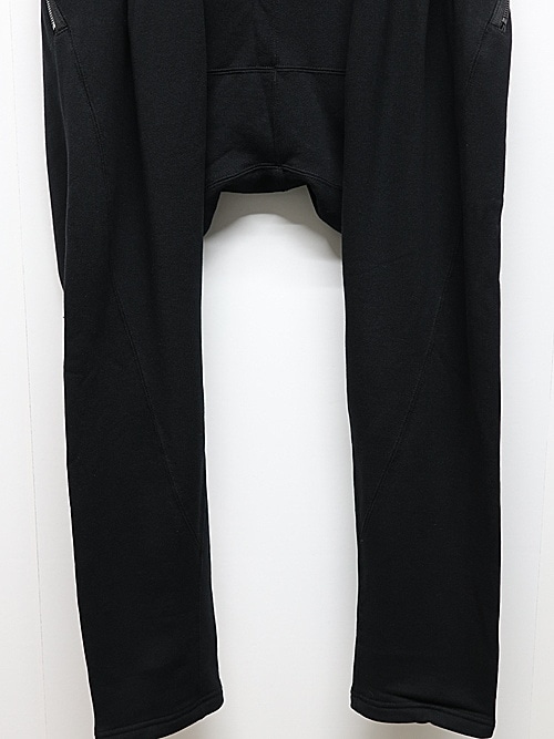 nude:masahiko maruyama ̡:ޥҥޥ/30/7 French Terry 2TUCKS ZIP POCKET PANTS/Black