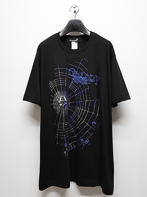 Ground Y饦ɥ磻/20/cotton jesey Spider/BLACK