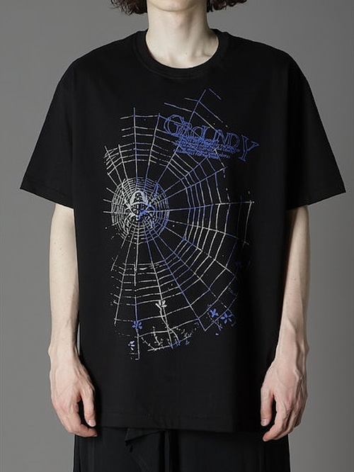 Ground Y饦ɥ磻/20/cotton jesey Spider/BLACK