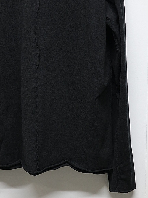 ATTACHMENT�������å�����/80/2 PIMA CO JERSEY SLIM FIT LAYERED L/S TEE/BLACK