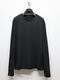 ATTACHMENT�������å�����/80/2 PIMA CO JERSEY SLIM FIT LAYERED L/S TEE/BLACK