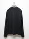 ATTACHMENT�������å�����/80/2 PIMA CO JERSEY SLIM FIT LAYERED L/S TEE/BLACK