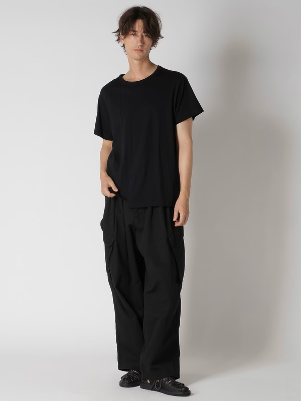 SALE30%OFF/Yohji Yamamoto���襦����ޥ��/30/������ŷ�������ƥϥ��ڤ��ؤ�Ⱦµ/BLACK