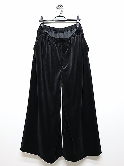 LAD MUSICIANå ߥ塼/T/C VELOUR HAKAMA PANTS/BLACK