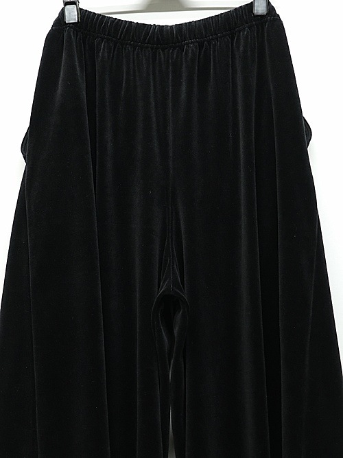 LAD MUSICIANå ߥ塼/T/C VELOUR HAKAMA PANTS/BLACK