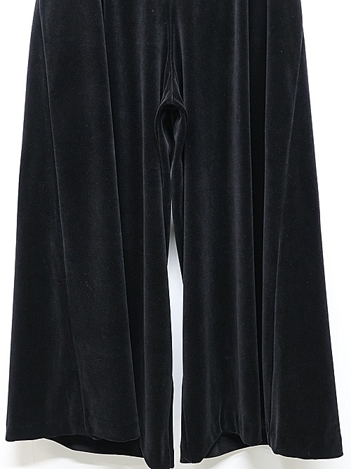 LAD MUSICIANå ߥ塼/T/C VELOUR HAKAMA PANTS/BLACK