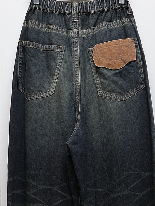 Maison MIHARA YASUHIRO7.3OZ LIGHT DENIM LIGHT WIDE JEANS /INDIGO