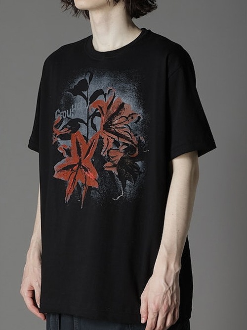 Ground Y�����饦��ɥ磻/20/cotton jesey Lilly/BLACK