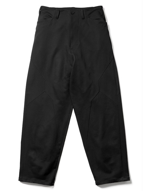 JULIUSꥦ/VISCOSE/WOOL TWILL TROUSERS1/BLACK