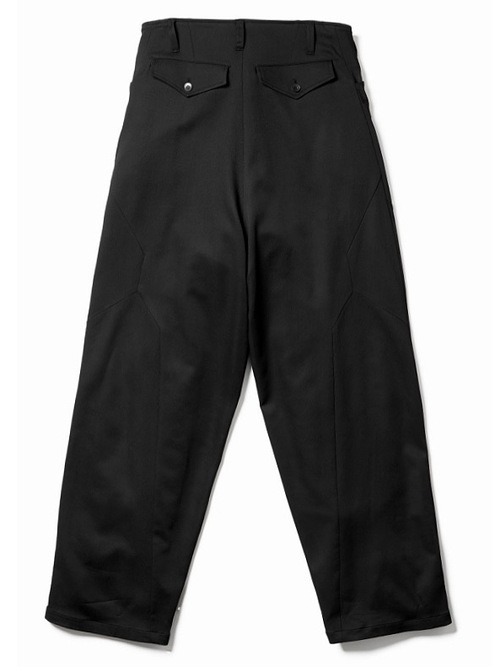 JULIUSꥦ/VISCOSE/WOOL TWILL TROUSERS1/BLACK
