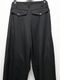 JULIUSꥦ/VISCOSE/WOOL TWILL TROUSERS1/BLACK